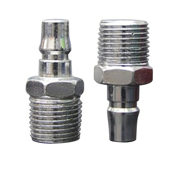 Đầu nối nhanh khí nén lẻ: đầu đực, đầu cái, ren ngoài và đuôi chuột