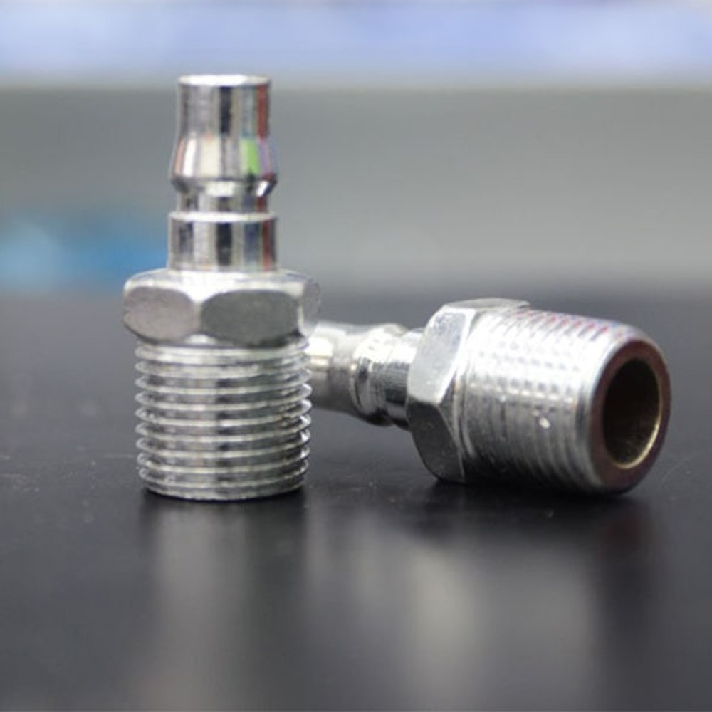 Đầu nối nhanh khí nén lẻ: đầu đực, đầu cái, ren ngoài và đuôi chuột 4 đầu nối nhanh khí nén - hình 4