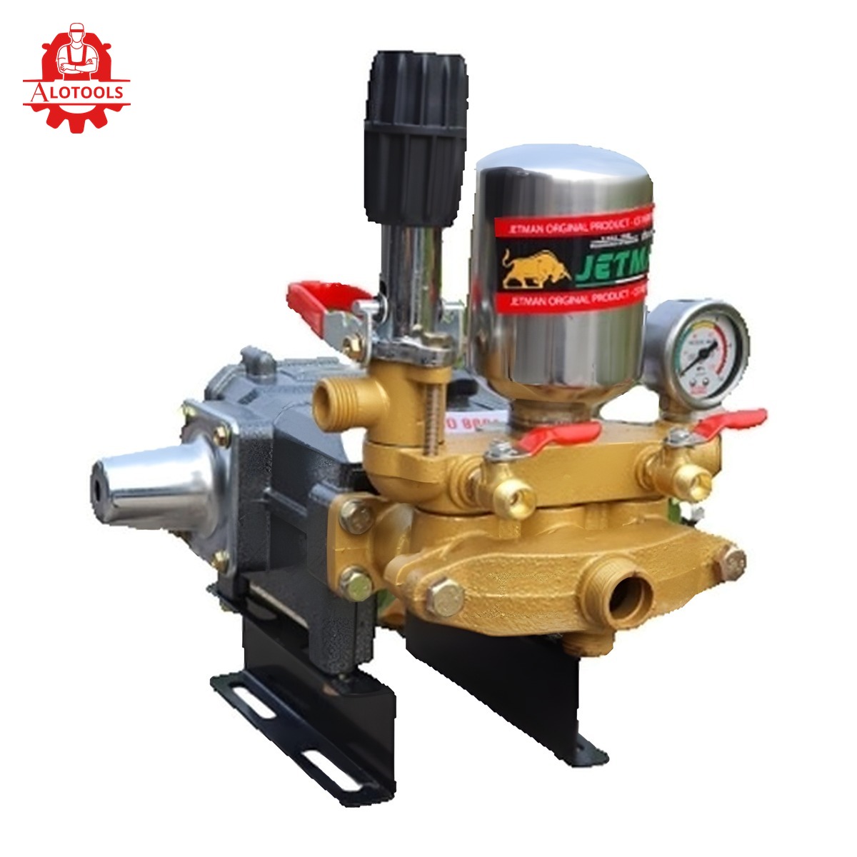 Đầu xịt áp lực Jetman JM-49 1Hp/1.5kW, áp lực 25 – 45 kg/cm² 8 đầu xịt áp lực Jetman JM-49
