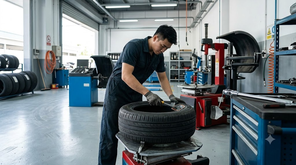 đồ nghề vá lốp
