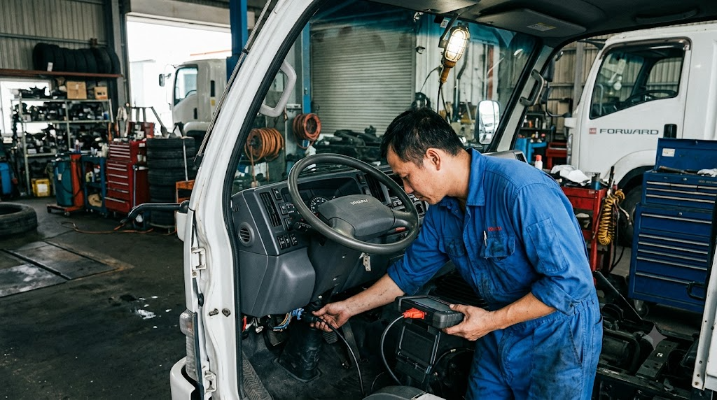 đọc mã lỗi động cơ Isuzu