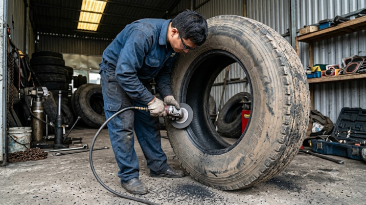 máy mài săm lốp cầm tay chạy khí nén