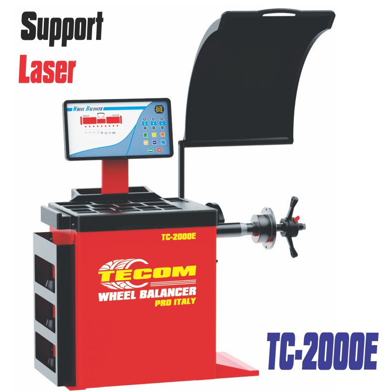 Máy cân bằng lốp TC-2000E Tecom laser, vành 10–28 inch 6 Máy TC-2000E có laser
