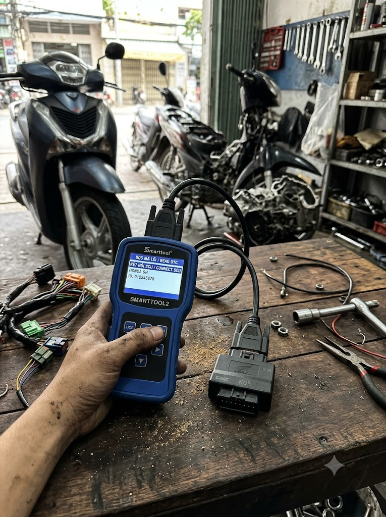 máy đọc lỗi xe máy Smarttool