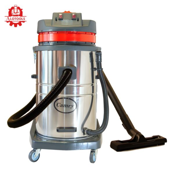 Máy hút bụi Camry BF-580 70L 2 mô tơ thùng inox hút khô và ướt