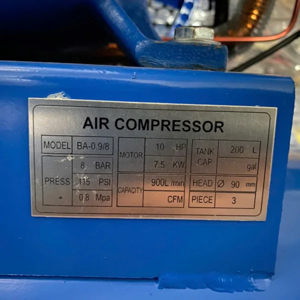 máy nén khí Aramco 10HP 200 lít 8 bar - hình 4