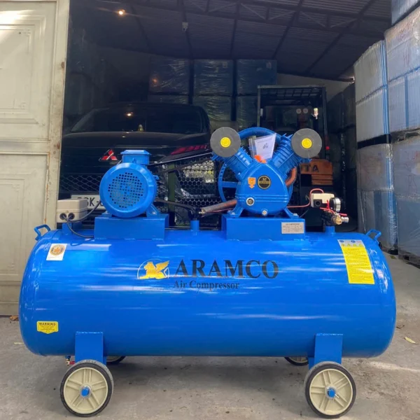 Máy nén khí Aramco 5,5HP 300 lít dây đai, áp 8 bar, điện 380V 10 máy nén khí Aramco 5.5HP 300 lít - hình 2
