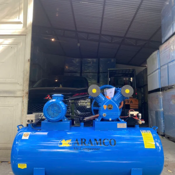 Máy nén khí Aramco 5,5HP 300 lít dây đai, áp 8 bar, điện 380V 17 máy nén khí Aramco 5.5HP 300 lít - hình 9