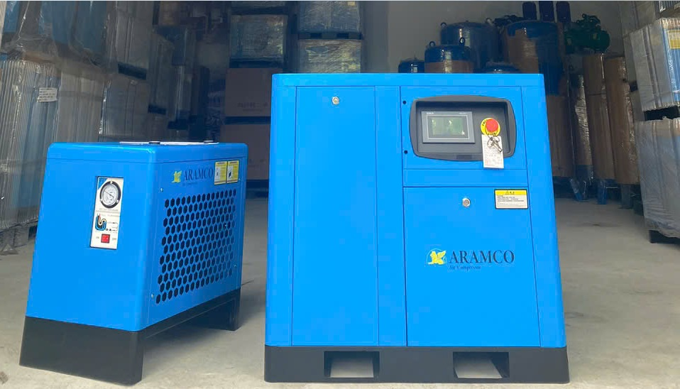Máy nén khí biến tần Aramco 50HP (37 kW) trục vít, 1,86–6,0 m³/phút 8 Máy Aramco HD-37VSD 50HP - ảnh 1
