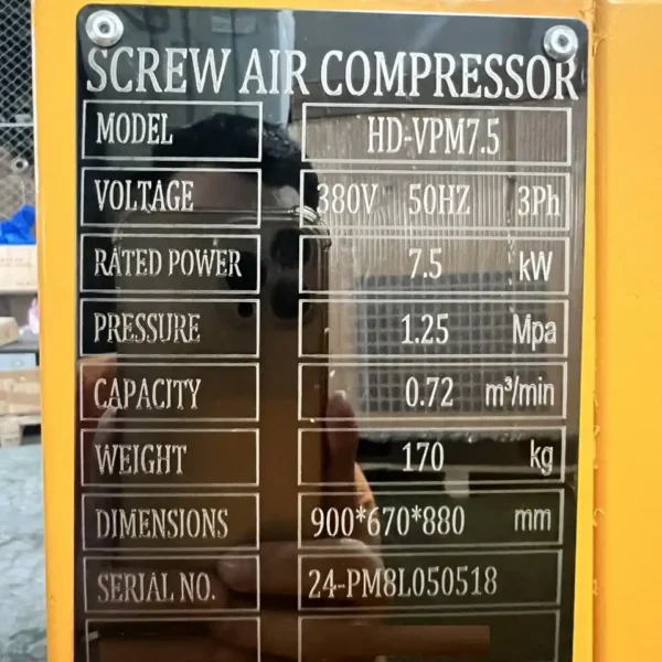 máy nén khí biến tần Hande 10HP - hình 10