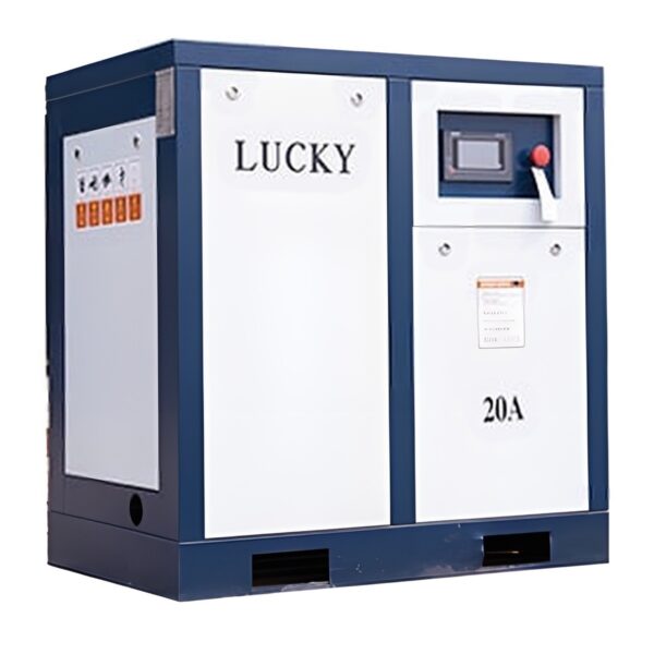 Máy nén khí biến tần Lucky 20HP (15 kW) trục vít, áp 8 bar