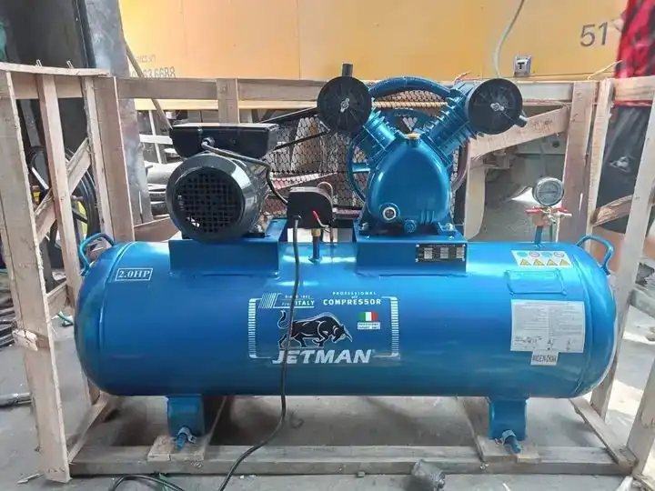 Máy nén khí Jetman 2HP 100 lít dây đai, áp 8 bar, điện 220V 11 Máy Jetman 2HP 100 lít - ảnh 3