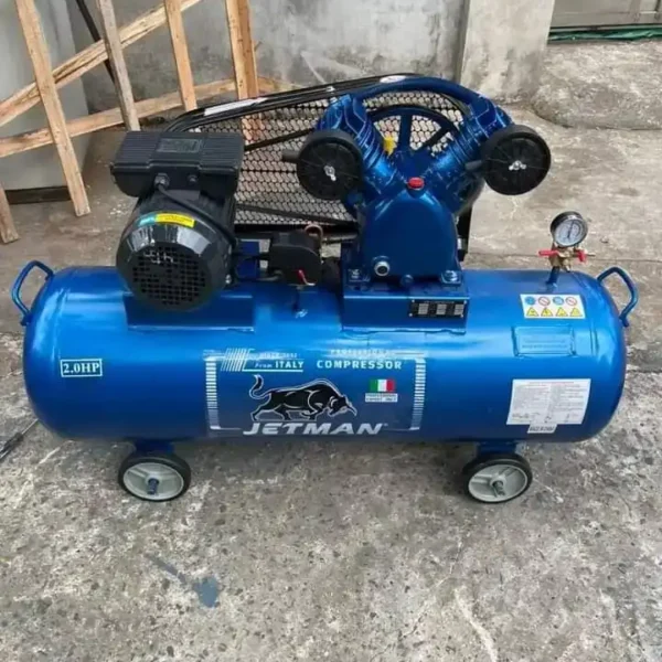 Máy nén khí Jetman 2HP 100 lít dây đai, áp 8 bar, điện 220V 6 máy nén khí Jetman 2HP 100 lít - hình 3