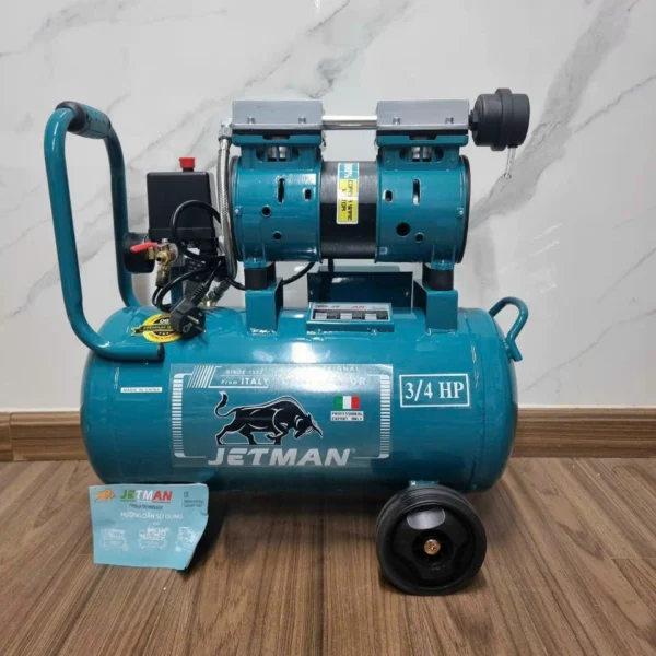 máy nén khí không dầu Jetman 0.75HP 12 lít - hình 4
