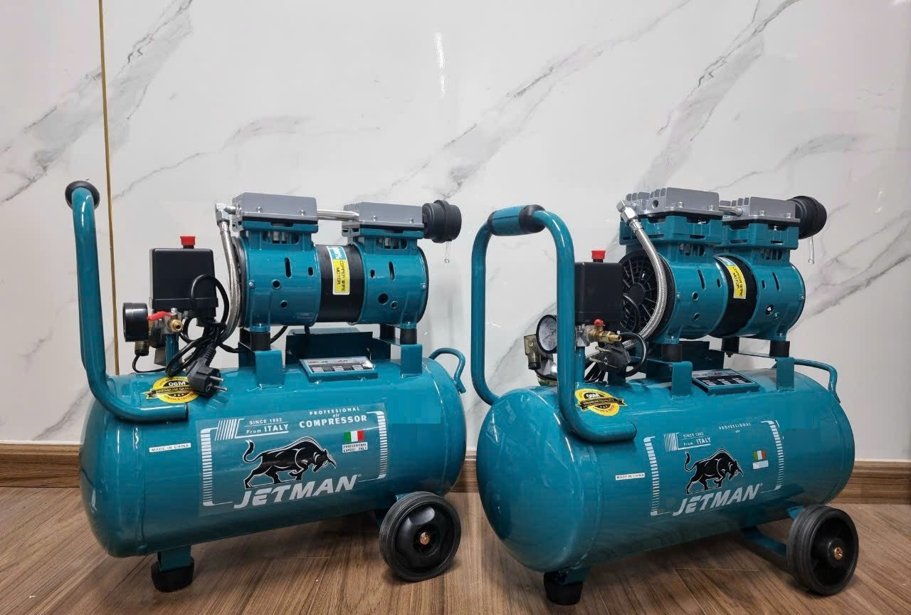 Máy nén khí không dầu Jetman 1,5HP 30 lít, khí sạch, điện 220V 8 Máy Jetman 1,5HP 30 lít - ảnh 1
