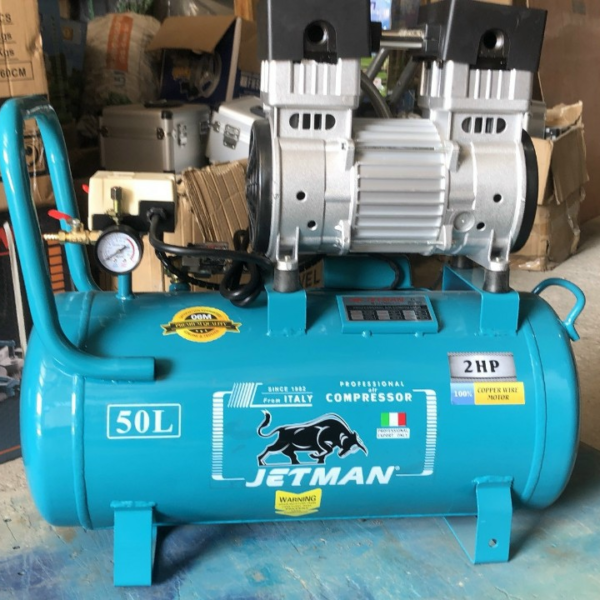 máy nén khí không dầu Jetman 2HP 50 lít - hình 2