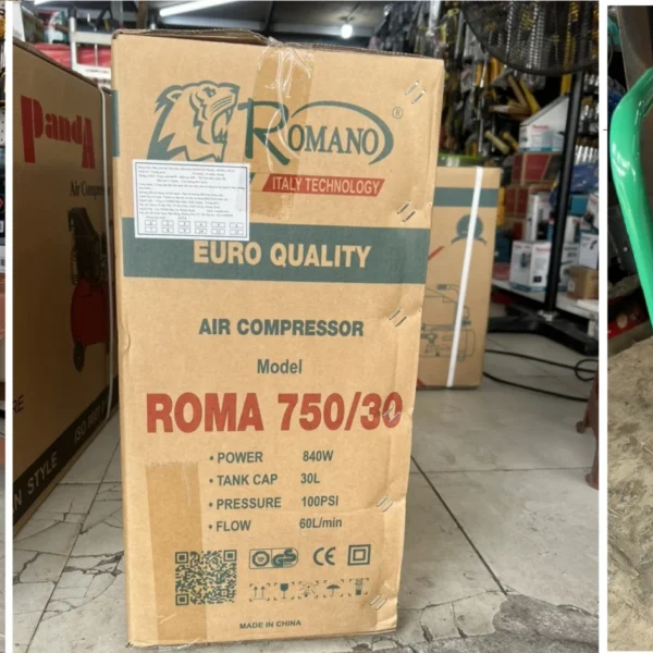 máy nén khí không dầu Romano 1.2HP 30 lít - hình 6