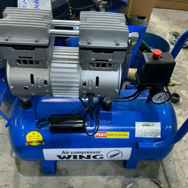 máy nén khí không dầu Wing 0.75HP 12 lít - hình 3