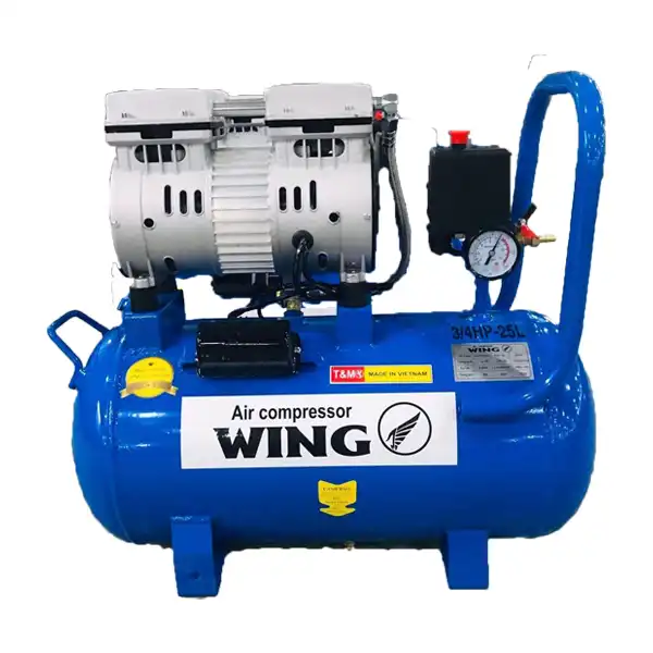 máy nén khí không dầu Wing 0.75HP 25 lít