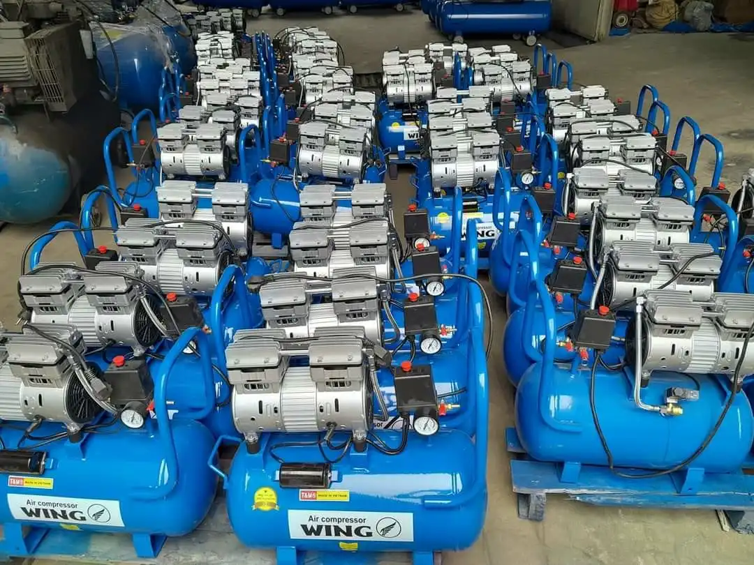 Máy nén khí không dầu Wing 0,75HP 30 lít, khí sạch, điện 220V 14 Máy Wing 0,75HP 30 lít - ảnh 4