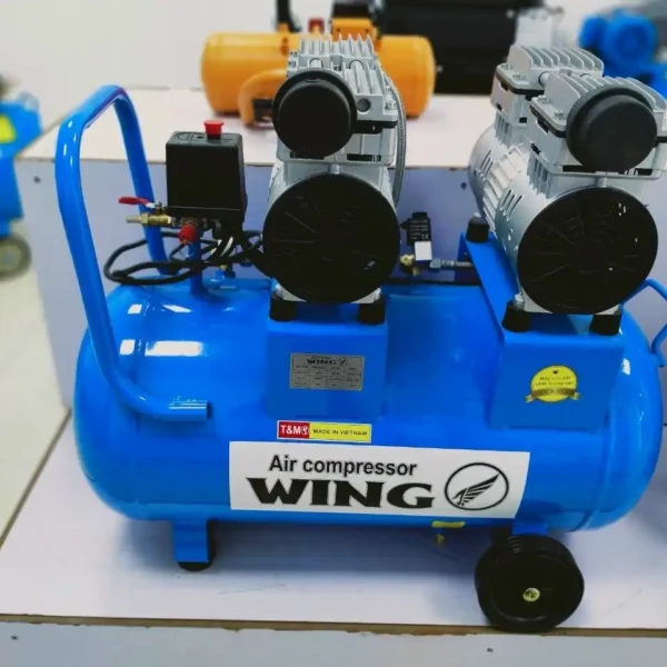 máy nén khí không dầu Wing 1.5HP 50 lít - hình 2