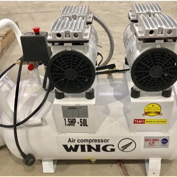 máy nén khí không dầu Wing 1.5HP 50 lít - hình 4