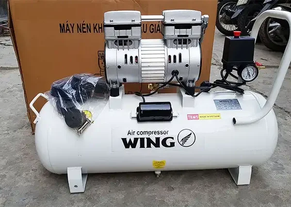 máy nén khí không dầu Wing 1HP 25 lít - hình 3
