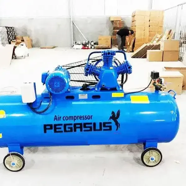 Máy nén khí Pegasus 4HP 120 lít dây đai, áp 8 bar, điện 380V 8 máy nén khí Pegasus 4HP 120 lít 8 bar 380V - hình 3
