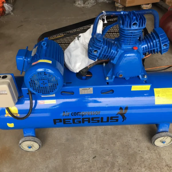 Máy nén khí Pegasus 4HP 120 lít dây đai, áp 8 bar, điện 380V 9 máy nén khí Pegasus 4HP 120 lít 8 bar 380V - hình 4