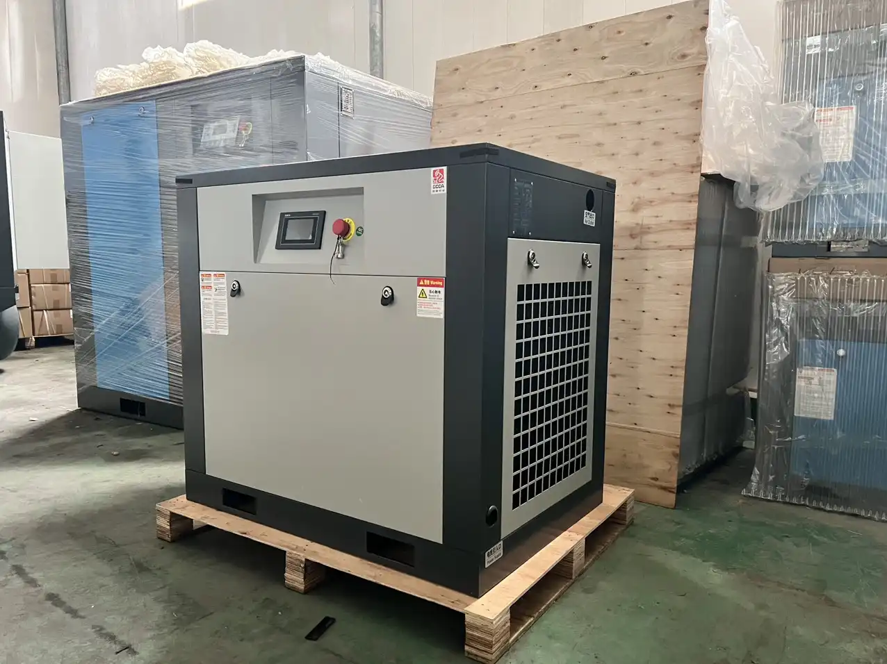 Máy nén khí trục vít Hande PM 10HP (7,5 kW) nam châm vĩnh cửu, 1,0 m³/phút 14 Máy Hande HD-PM7D5 10HP - ảnh 1