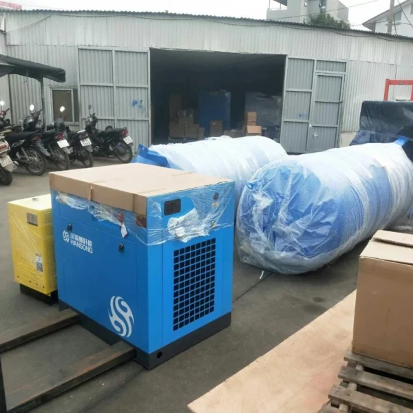máy nén khí trục vít Hansong 15HP - hình 2