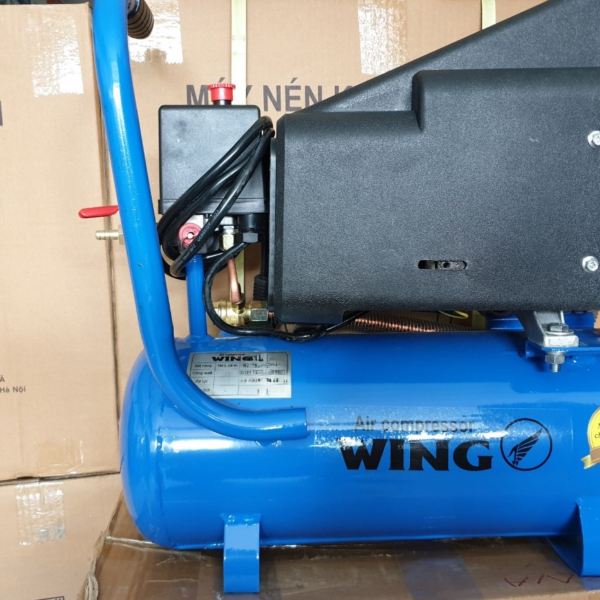 Máy nén khí Wing 2,5HP 30 lít đầu liền có dầu, điện 220V 5 máy nén khí Wing 2.5HP 30 lít - hình 2
