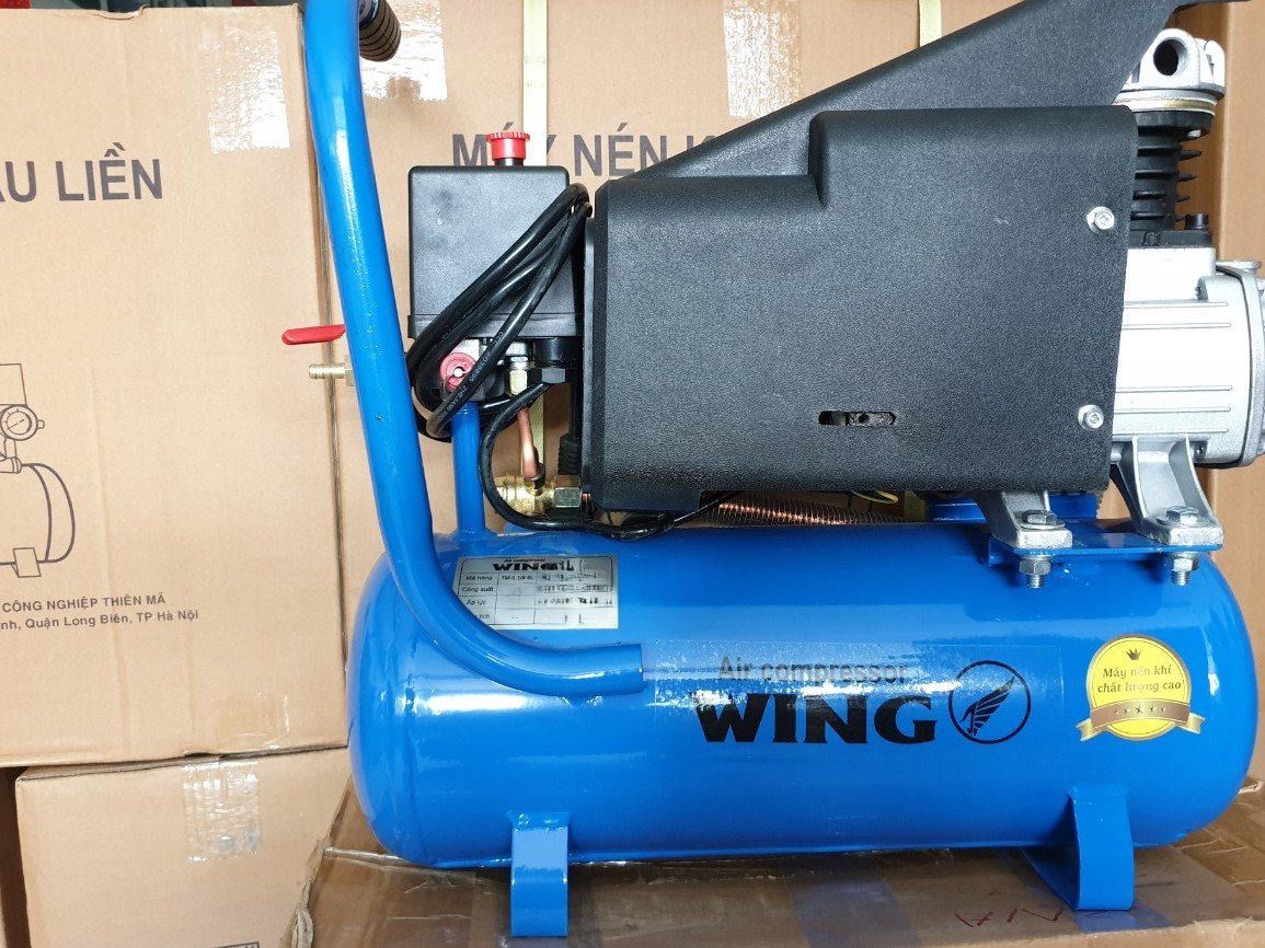 Máy nén khí Wing 2,5HP 30 lít đầu liền có dầu, điện 220V 11 Máy Wing 2,5HP 30 lít - ảnh 3