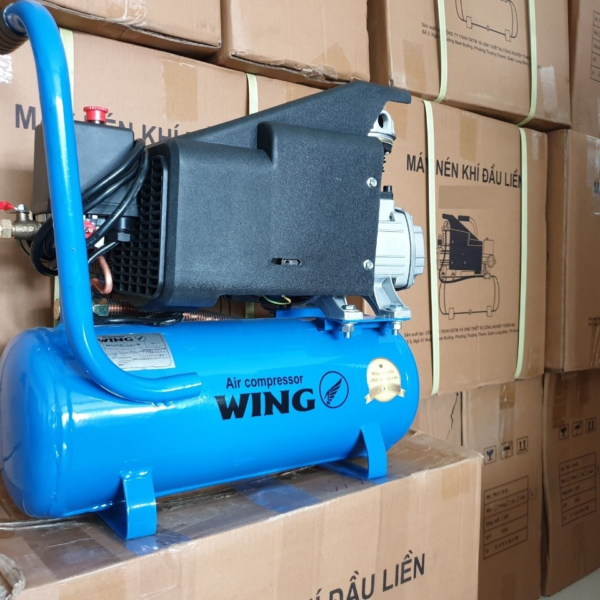 Máy nén khí Wing 2,5HP 30 lít đầu liền có dầu, điện 220V 6 máy nén khí Wing 2.5HP 30 lít - hình 3
