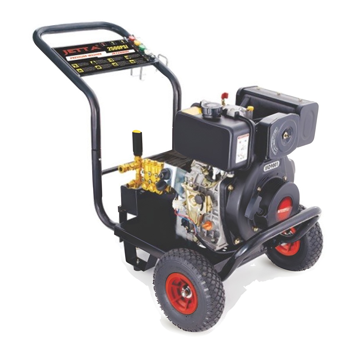 Máy rửa xe Jetta JET-2500DF chạy diesel 5,5 HP, 170 kg/cm² 5 máy rửa xe JET-2500DF