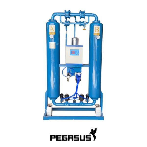 Máy sấy khí hấp thụ 6,8 khối Pegasus, vi nhiệt, 2 tháp