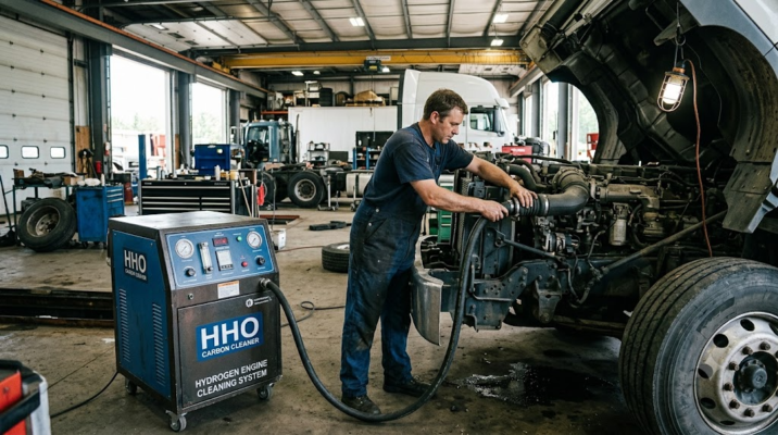 máy vệ sinh buồng đốt hydro
