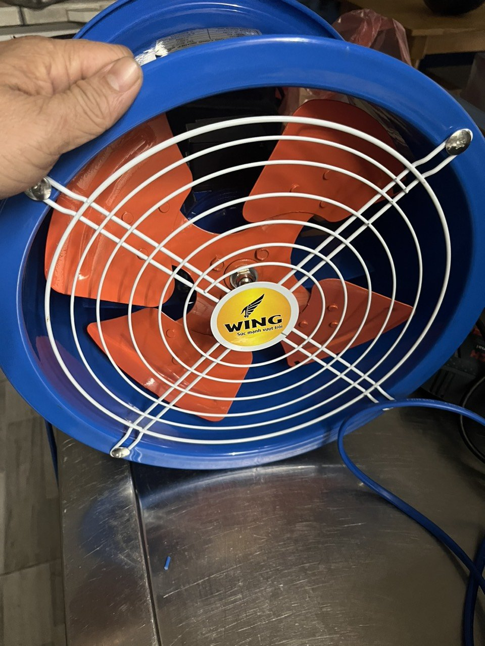 Quạt thông gió tròn Wing TM 250, sải cánh 250 mm, 2 tốc độ, tới 3.000 m³/h 5 quạt thông gió tròn Wing 250 - hình 5