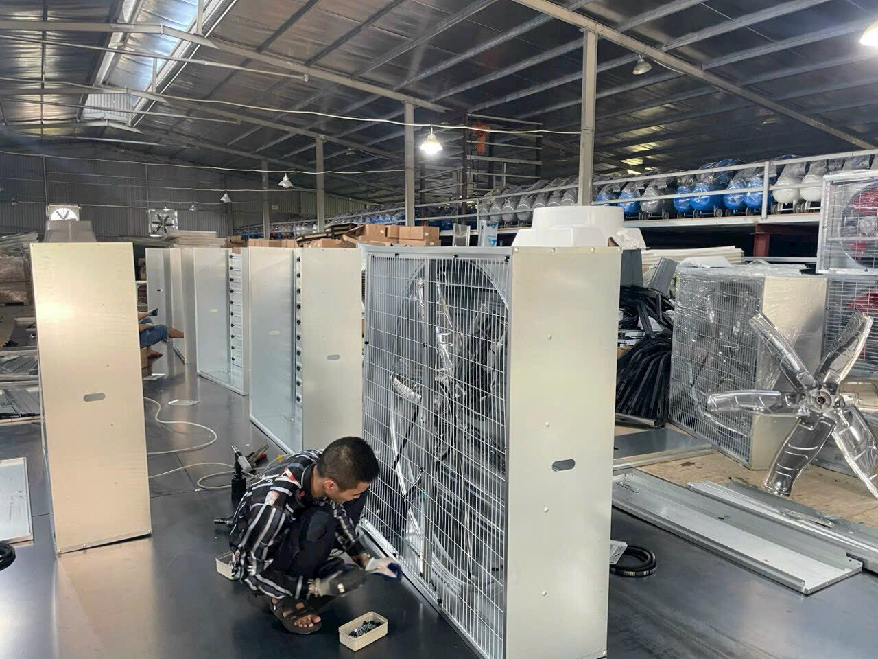 Quạt thông gió vuông Wing TMG-1000, 1000×1000×400mm, 30.000 m³/h, 0,55 kW 3 quạt thông gió vuông Wing 1000 - hình 3