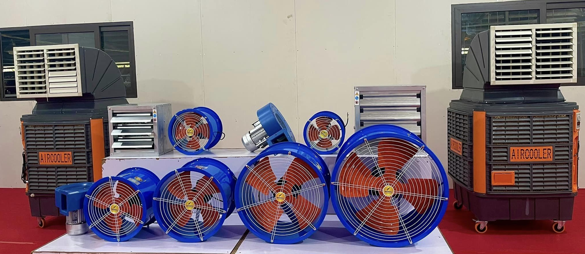 Quạt thông gió vuông Wing TMG-1000, 1000×1000×400mm, 30.000 m³/h, 0,55 kW 8 quạt thông gió vuông Wing 1000 - hình 8