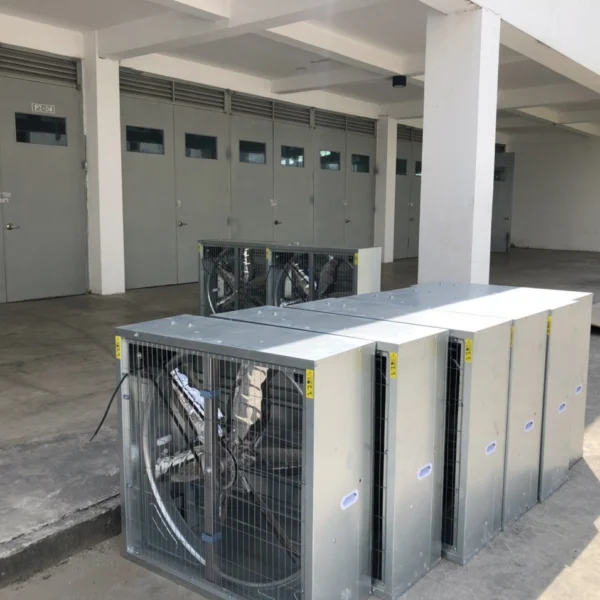 Quạt thông gió vuông Wing TMG-1530, 1530×1530mm, 55.700 m³/h, 1,5 kW 16 quạt thông gió vuông Wing 1530 - hình 6