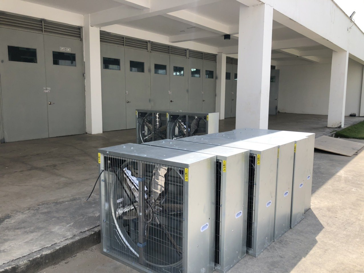 Quạt thông gió vuông Wing TMG-1530, 1530×1530mm, 55.700 m³/h, 1,5 kW 6 quạt thông gió vuông Wing 1530 - hình 6
