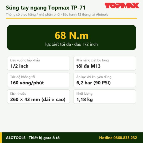 súng tay ngang Topmax TP-71 - hình 4