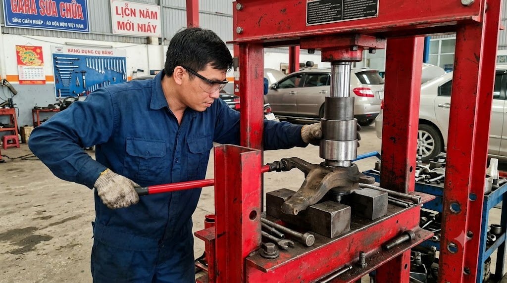 tháo lắp rô tuyn trụ đứng