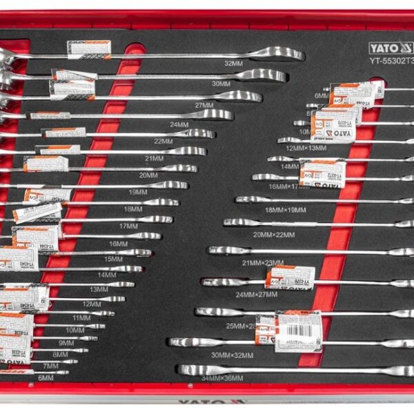 Tủ đồ nghề 400 món Yato YT-55302 Max, 7 ngăn kèm khoang tủ 24 tủ đồ nghề 400 món - hình 10