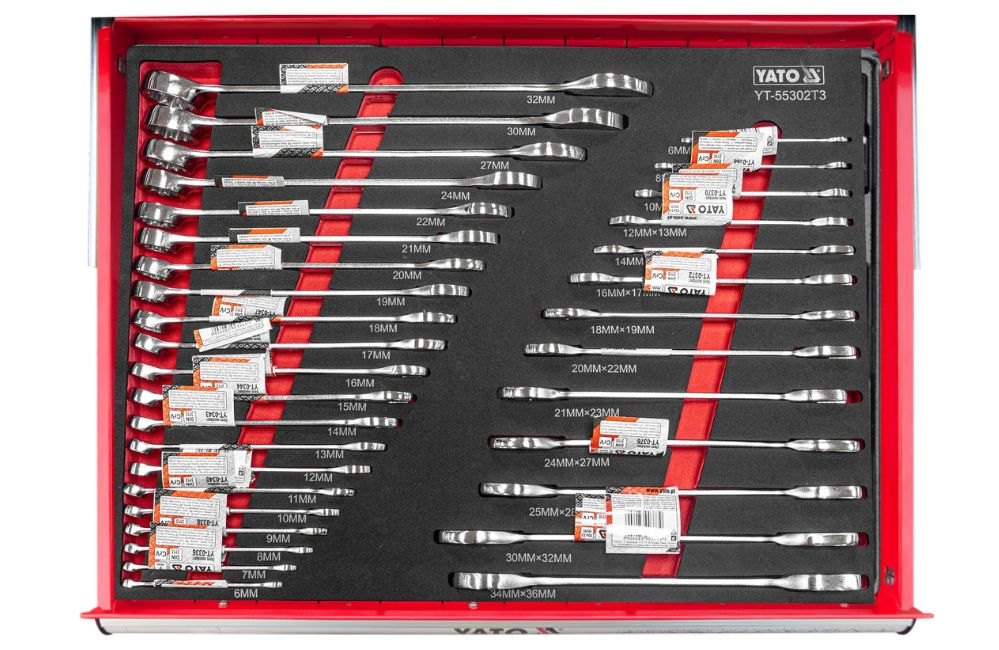 Tủ đồ nghề 400 món Yato YT-55302 Max, 7 ngăn kèm khoang tủ 10 tủ đồ nghề 400 món - hình 10