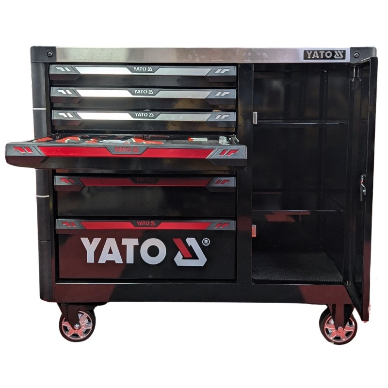 Tủ đồ nghề 400 món Yato YT-55302 Max, 7 ngăn kèm khoang tủ 3 tủ đồ nghề 400 món - hình 3