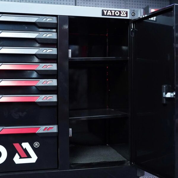 Tủ đồ nghề 400 món Yato YT-55302 Max, 7 ngăn kèm khoang tủ 18 tủ đồ nghề 400 món - hình 4