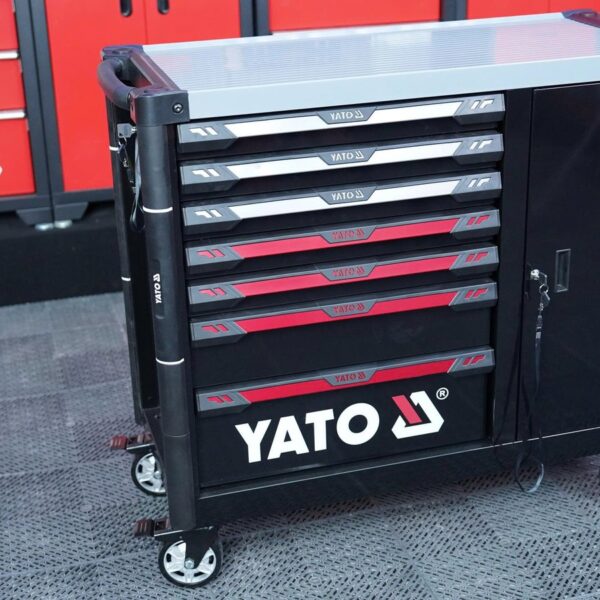 Tủ đồ nghề 400 món Yato YT-55302 Max, 7 ngăn kèm khoang tủ 20 tủ đồ nghề 400 món - hình 6