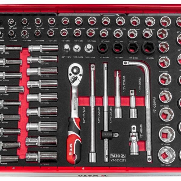Tủ đồ nghề 400 món Yato YT-55302 Max, 7 ngăn kèm khoang tủ 22 tủ đồ nghề 400 món - hình 8